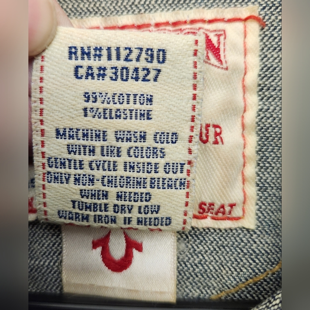True Religion Blue Jean Jacket - Picture 7 of 7